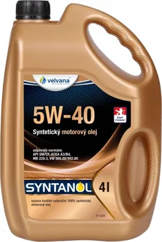 Motorový olej Velvana Syntanol 5W-40
