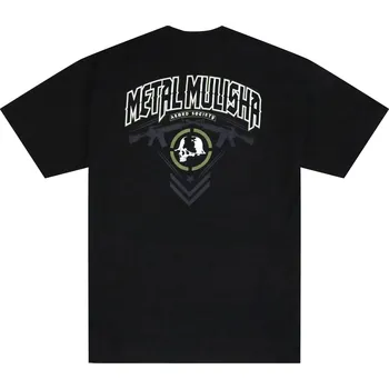 Pánské tričko tričko street pánské - ACTIVE DUTY BLK - METAL MULISHA - BLK_MMTSS2030.01