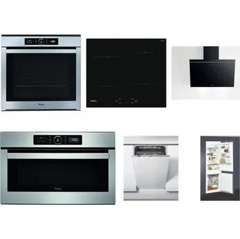 Set domácích spotřebičů WHIRLPOOL ABSOLUTE AKZM 8480 IX + WHIRLPOOL WS Q2760 BF + WHIRLPOOL AKR 62F LT K + WHIRLPOOL ABSOLUTE AMW 730 IX + WHIRLPOOL WSIC 3M27 C + WHIRLPOOL ART 65031
