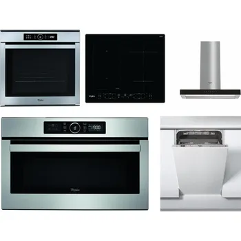 Set domácích spotřebičů WHIRLPOOL ABSOLUTE AKZM 8480 IX + WHIRLPOOL WL B8160 NE + WHIRLPOOL WHBS 62F LT K + WHIRLPOOL ABSOLUTE AMW 730 IX + WHIRLPOOL WSIC 3M27 C