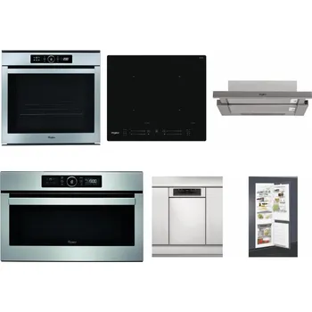 Set domácích spotřebičů WHIRLPOOL ABSOLUTE AKZM 8480 IX + WHIRLPOOL WL S7260 NE + WHIRLPOOL AKR 5390/1 IX + WHIRLPOOL ABSOLUTE AMW 730 IX + WHIRLPOOL WSBO 3O34 PF X + WHIRLPOOL ART 65031