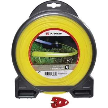 Struna žací 2,4mm x 88m kulatá žlutá Kramp