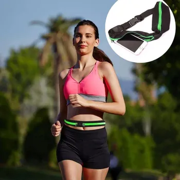 Ledvinka Sportovní ledvinka slim - zelená