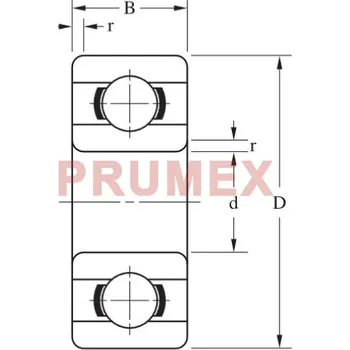 EZO ET 2216 kuličkové ložisko
