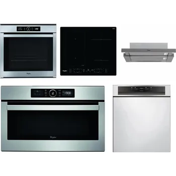 Set domácích spotřebičů WHIRLPOOL ABSOLUTE AKZM 8480 IX + WHIRLPOOL WL B8160 NE + WHIRLPOOL AKR 749/1 IX + WHIRLPOOL ABSOLUTE AMW 730 IX + WHIRLPOOL WBC 3C34 PF X