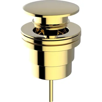 Sifon Umyvadlová výpusť, tlakový uzávěr Click Clack, zlatá SV1451GD