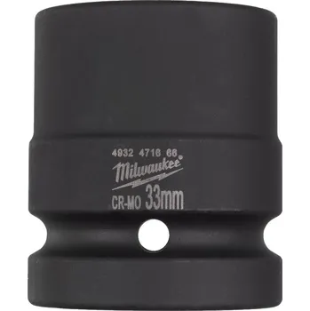 MILWAUKEE Průmyslová hlavice Shockwave 1" HEX 33mm, krátká