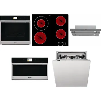 Set domácích spotřebičů WHIRLPOOL W9 OP2 4S2 H + WHIRLPOOL AKT 8130/NE + WHIRLPOOL AKR 749/1 IX + WHIRLPOOL W9 MD260 IXL + WHIRLPOOL WIC 3C33 PFE