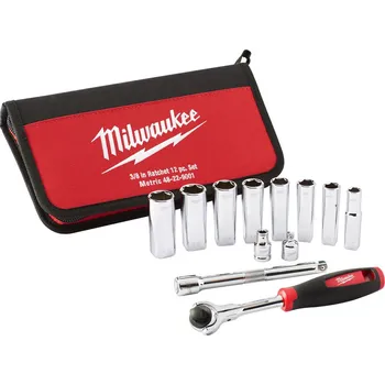 Ráčna MILWAUKEE Ráčnový set 3/8" - 12ks