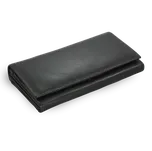 Arwel Dámská psaníčková kožená peněženka s klopnou - česká výroba; černá