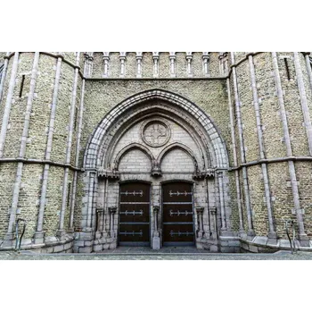 Fototapeta DIMEX | Vliesová fototapeta Kostel sv. Salvátora MS-5-0817 | 375 x 250 cm| modrá, černá, šedá + Vliesová fototapeta na stěnu DIMEX Kostel sv. Salvátora MS50817 v rozměru 375 x 250 cm + lepidlo zdarma