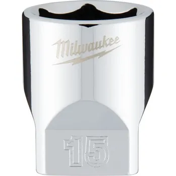 Gola hlavice MILWAUKEE Průmyslová hlavice 1/4" metrická, 15 mm