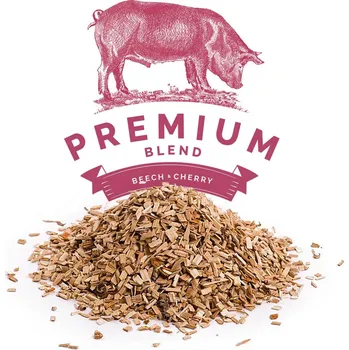 Tuhé palivo KAISER Vepřové maso - směs hrubé štěpky na uzení 6 kg