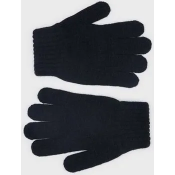 Rukavice dětské černé pletené prstové rukavice Mayoral 10332-89 velikost 15-16