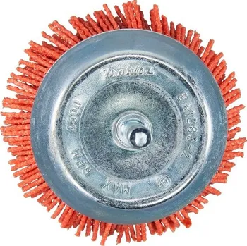 kartáč na vrtačku Hrncový nylonový kartáč Makita D-45521 - 75mm, válcová stopka, hrubý
