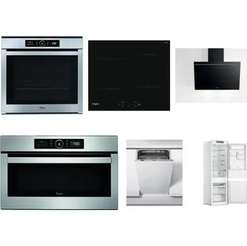 Set domácích spotřebičů WHIRLPOOL ABSOLUTE AKZM 8480 IX + WHIRLPOOL WS Q2760 BF + WHIRLPOOL AKR 62F LT K + WHIRLPOOL ABSOLUTE AMW 730 IX + WHIRLPOOL WSIC 3M27 C + WHIRLPOOL WHC18 T311