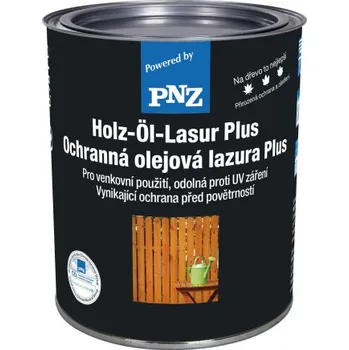 Olej na dřevo PNZ Olejová lazura Plus 5l Odstín: Eben PNZ 4011289552469