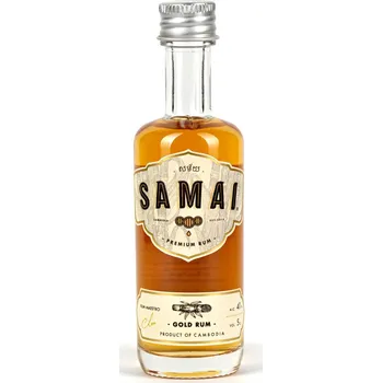 Rum SAMAI Gold Rum - prémiový rum z Kambodže 50ml