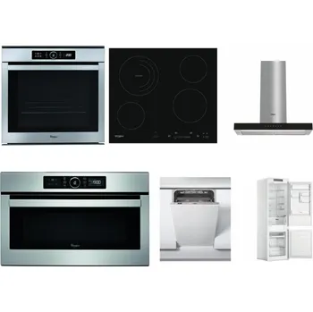Set domácích spotřebičů WHIRLPOOL ABSOLUTE AKZM 8480 IX + WHIRLPOOL AKT 8900 BA + WHIRLPOOL WHBS 62F LT K + WHIRLPOOL ABSOLUTE AMW 730 IX + WHIRLPOOL WSIC 3M27 C + WHIRLPOOL WHC18 T311