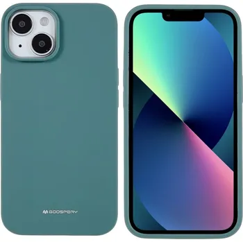 Pouzdro na mobilní telefon Mercury Ochranný kryt pro iPhone 14 PLUS - Mercury, Silicone Green