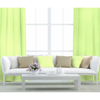 Dekorační látka Blackout světle zelená bez obšití 150