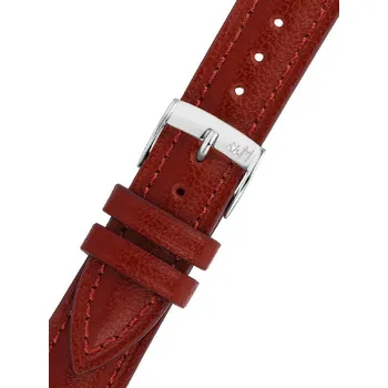 Řemínek na hodinky Kožený řemínek Morellato Tradition 5671D72.082 M, červený