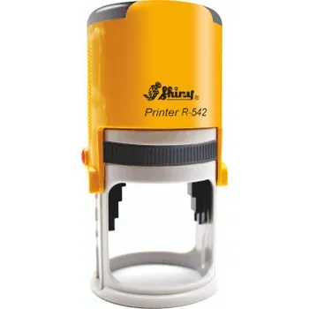 Razítko Shiny Kulaté razítko R-542, průměr otisku 42 mm, žlutý strojek