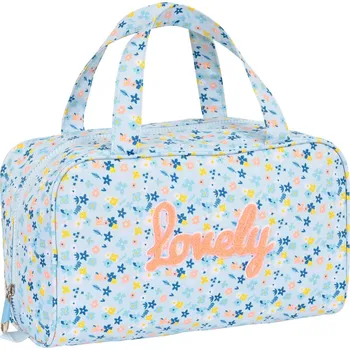 Kosmetická taška Dětská kosmetická taška Moos Lovely Světle modrá (31 x 14 x 19 cm)