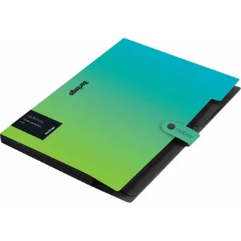 Archivační box Složka A4 s 5 přihrádkami "Radiance", zelenomodrá