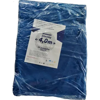 Krycí plachta Plachta krycí na bazén 3,66m - folie 4,0m, zimní, modrá, 500g/m²