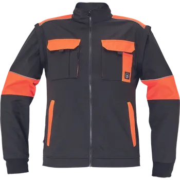 pracovní blůza CERVA Blůza MAX VIVO s odepínatelnými rukávy 03510038C1058 58 Černá/oranžová