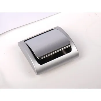 Příslušenství ke karavanu Nábytkový zámek Push-Lock, rámeček stříbrné barvy, knoflík chromovaný