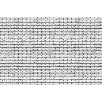 Fototapeta DIMEX | Vliesová fototapeta Světlá cihlová zeď MS-5-2672 | 375 x 250 cm | bílá, černá + Vliesová fototapeta na stěnu DIMEX Světlá cihlová zeď MS52672 v rozměru 375 x 250 cm + lepidlo zdarma