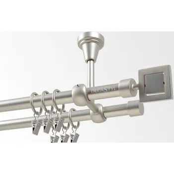 Garnýž Kovová garnýž Satin nickel Ø 16 mm - Saturn