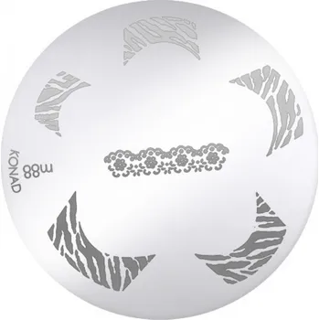 Umělé nehty KONAD destička na razítkování M88