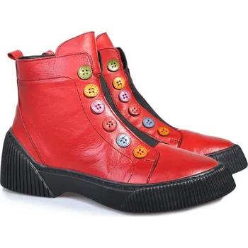 Dámská zimní obuv Iberius 3100 červená, vel. 39