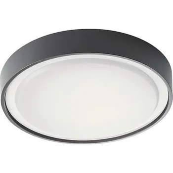 Redo 90155 PONZA exteriérové přisazené stropní svítidlo SMD | LED 16W | 1712/877lm | 3000K | IP65 - antracit + K nákupu nad 3000 Kč dárek zdarma