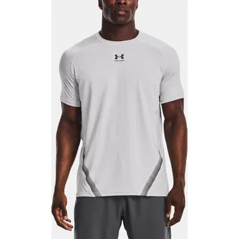 Pánské tričko Pánské sportovní tričko Under Armour UA HG Armour Nov Fitted SS-GRY - šedé Velikost: L