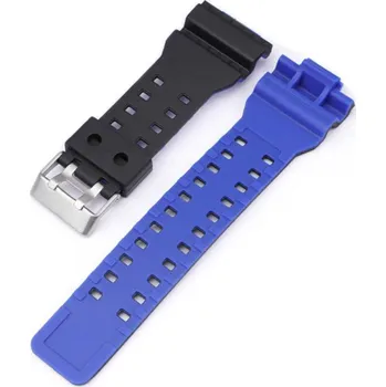 Řemínek na hodinky Plastový řemínek Ricardo 16mm (pro Casio G-Shock GA-100, GA-110, GD-120, GLS-100), černý V4