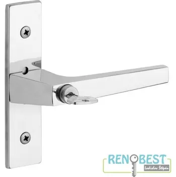 Dveřní kování Balkonová klika uzamykatelná ROSTEX Povrchová úprava: hnědá barva