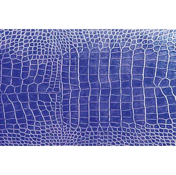 Fototapeta DIMEX | Vliesová fototapeta Krokodýlí kůže MS-5-2581 | 375 x 250 cm | modrá, bílá + Vliesová fototapeta na stěnu DIMEX Krokodýlí kůže MS52581 v rozměru 375 x 250 cm + lepidlo zdarma