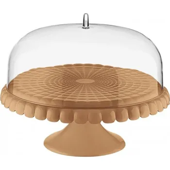Stojan na dort s poklopem TIFFANY, terracotta - GUZZINI (Podnos na dort TIFFANY, terracotta - GUZZINI)