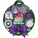 ALVARAK GROUP a.s. Cukrářské košíčky MINI - Vánoční Unicorn - fialová sada - 150ks