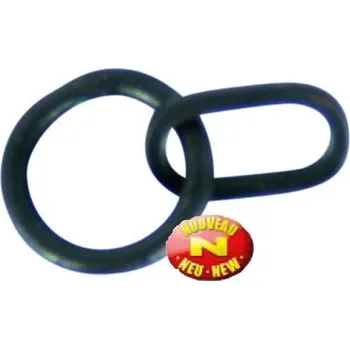 Kaprový záves krúžok, ovál Quantum, 10ks 44 6108001 - Kaprový záves krúžok, ovál Quantum, 10ks