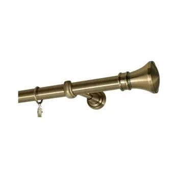 Garnýž Kovová garnýž Antik Ø 25 mm - koncovka Koloseo tyč hladká