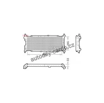 Chladič motoru Chladič motoru DENSO (DE DRM20036)
