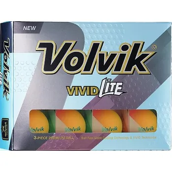 Golfový míček Volvik VIVID Lite golfové míčky, oranžové