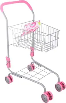 Hra na obchod Lamps Nákupní vozík 60 x 23 x 34 cm růžový