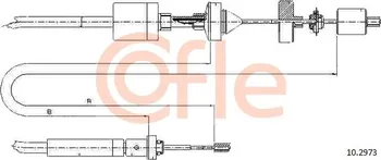 Spojkové lanko Cofle 10.2973