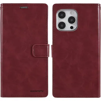 Pouzdro na mobilní telefon Mercury Ochranné pouzdro pro iPhone 14 Pro - Mercury, Bluemoon Diary Wine